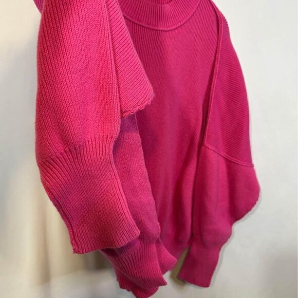 Woman’s WHITE BIRCH (black label) pink crew neck sweater. Size Small. - Picture 3 of 7